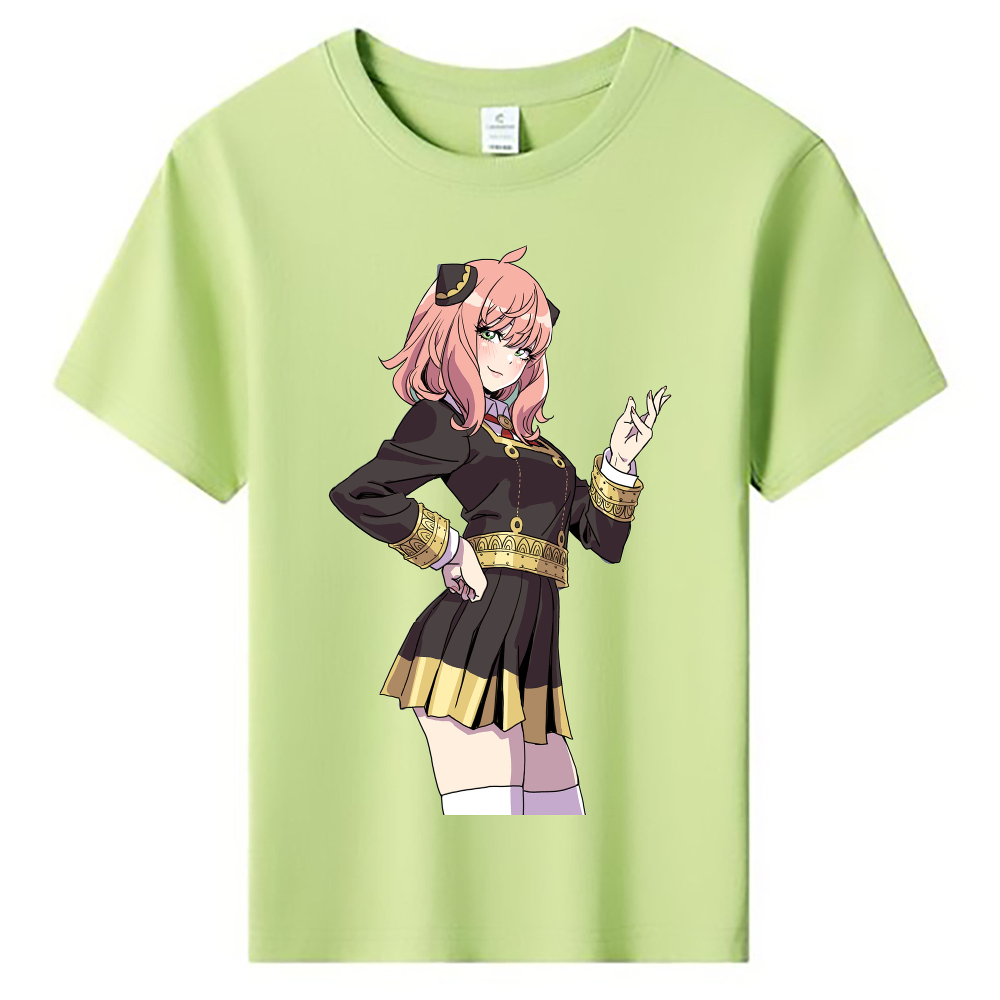（画像用） SPY×FAMILY间谍家家酒 綿100％キッズTシャツ（フロントプリント）
